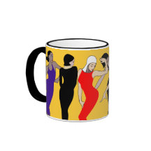 Dancing group mugs
