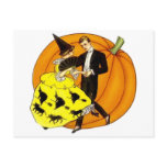 Dancing Halloween Couple Postcards
