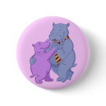 Dancing Hippo Tango Button