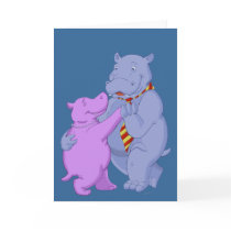 Dancing Hippo Tango Card
