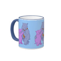 Dancing Hippo Tango Mug
