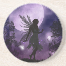 Dancing in the Moonlight Fairy Coaster