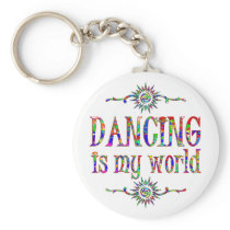Dancing is My World Keychain
