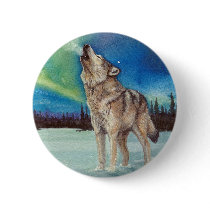 Dancing Lights howling wolf button