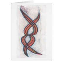 Dancing Lines Greeting Cards