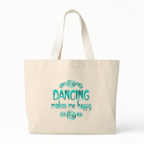 Dancing Makes Me Happy Tote Bags