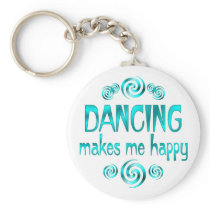 Dancing Makes Me Happy Key Chains