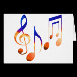 Dancing Music Signs cards