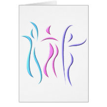 Dancing notecards