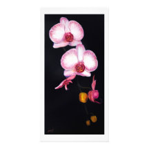 Dancing Orchids Photo Greeting Card