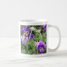 Dancing Pansies Coffee Mug