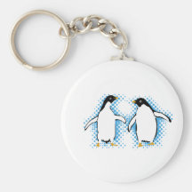 Dancing Penguins Key Chains