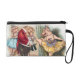 Dancing Pigs and Frogs Wristlet Purse