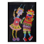 Dancing Robots Card