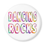 Dancing Rocks Fridge Magnet