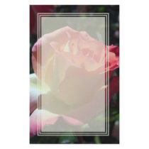 Dancing Rose Blank Stationery