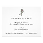 Dancing Shark. Personalized Invitation