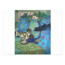Dancing Shoes and Dogwood Flowers Postcards