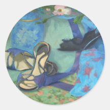 Dancing Shoes and Dogwood Flowers Sticker