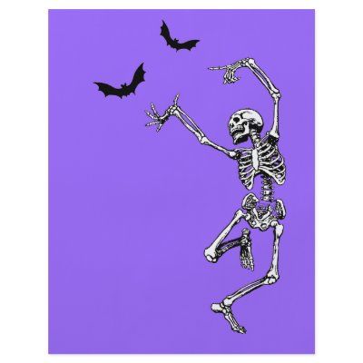 Dancing Skeleton Flyer by marilenz