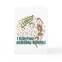 Dancing Skeleton Nursing School Survivor Cards