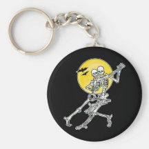 Dancing Skeletons Keychain