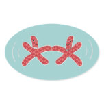 Dancing Starfish Couple Stickers