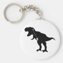 Dancing T-Rex design Keychains