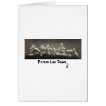 Dancing Taters Greeting Card