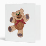 Dancing Teddy Bear Binder
