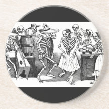 "Dancing the Jarabe in the Other World" Drink Coaster