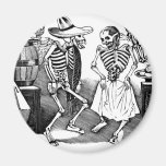 "Dancing the Jarabe in the Other World" Refrigerator Magnet