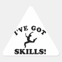 dancing vector designs triangle sticker