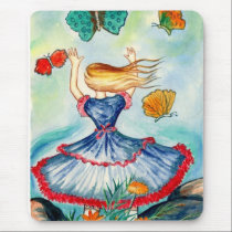 Dancing With Butterflies Mousepad mousepads