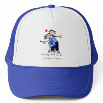 Dancing with N.E.D. - Blue Ribbon Hat