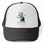 Dancing with N.E.D. Teal Ribbon Mesh Hats