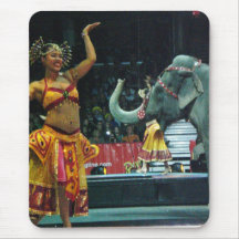 DANCING WITH THE ELEPHANTS mousepad