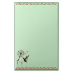 Dandelion and Little Green Hummingbird  Stationery