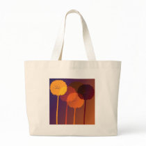 dandelion clocks canvas bags