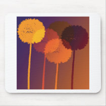 dandelion clocks mouse pads