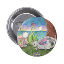 Dandelion Fluff Button