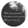 Dandelion Haiku Sticker