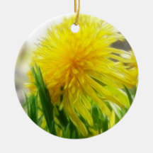 Dandelion Portrait Christmas Ornament