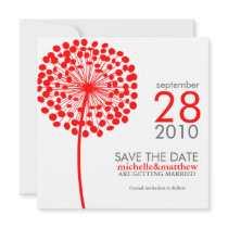Dandelion Save the Date Announcements