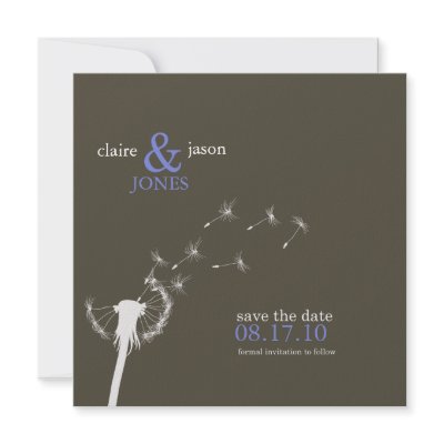 Dandelion Save the Date by fancybelle