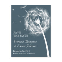 Dandelion Save the Date Postcard