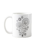 Dandelion Tattoo Design mugs