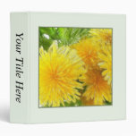 Dandelions! 3 Ring Binder