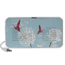 Dandelions and butterflies Doodle speakers
