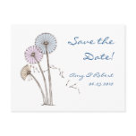 Dandilion Clocks Pink Blue, Cream Save the Date